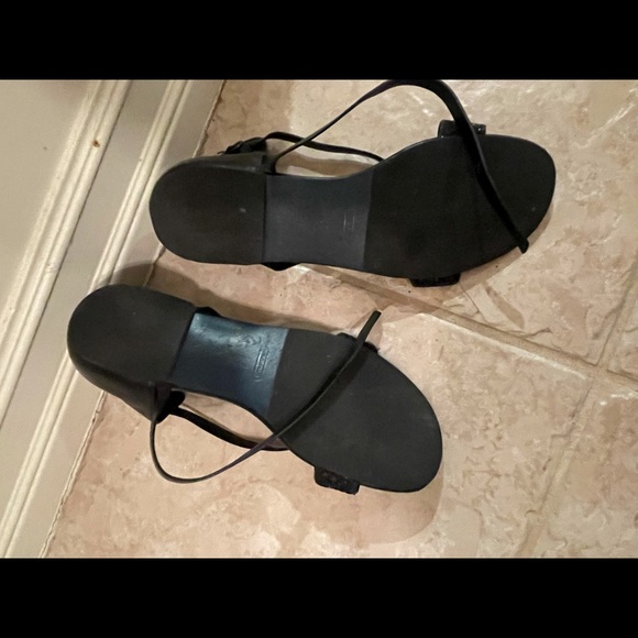 Cole Haan by Maria Sharapova ‘Air Catalina’ black glitter sandals sz 8 - Picture 3 of 9